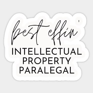 Intellectual Property Paralegal Gift Idea For Him Or Her, Thank You Present Sticker